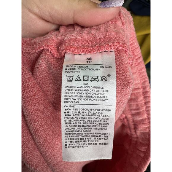 Banana Republic Women's Pink Drawstring Sweat Shorts Size XS - Picture 4 of 5